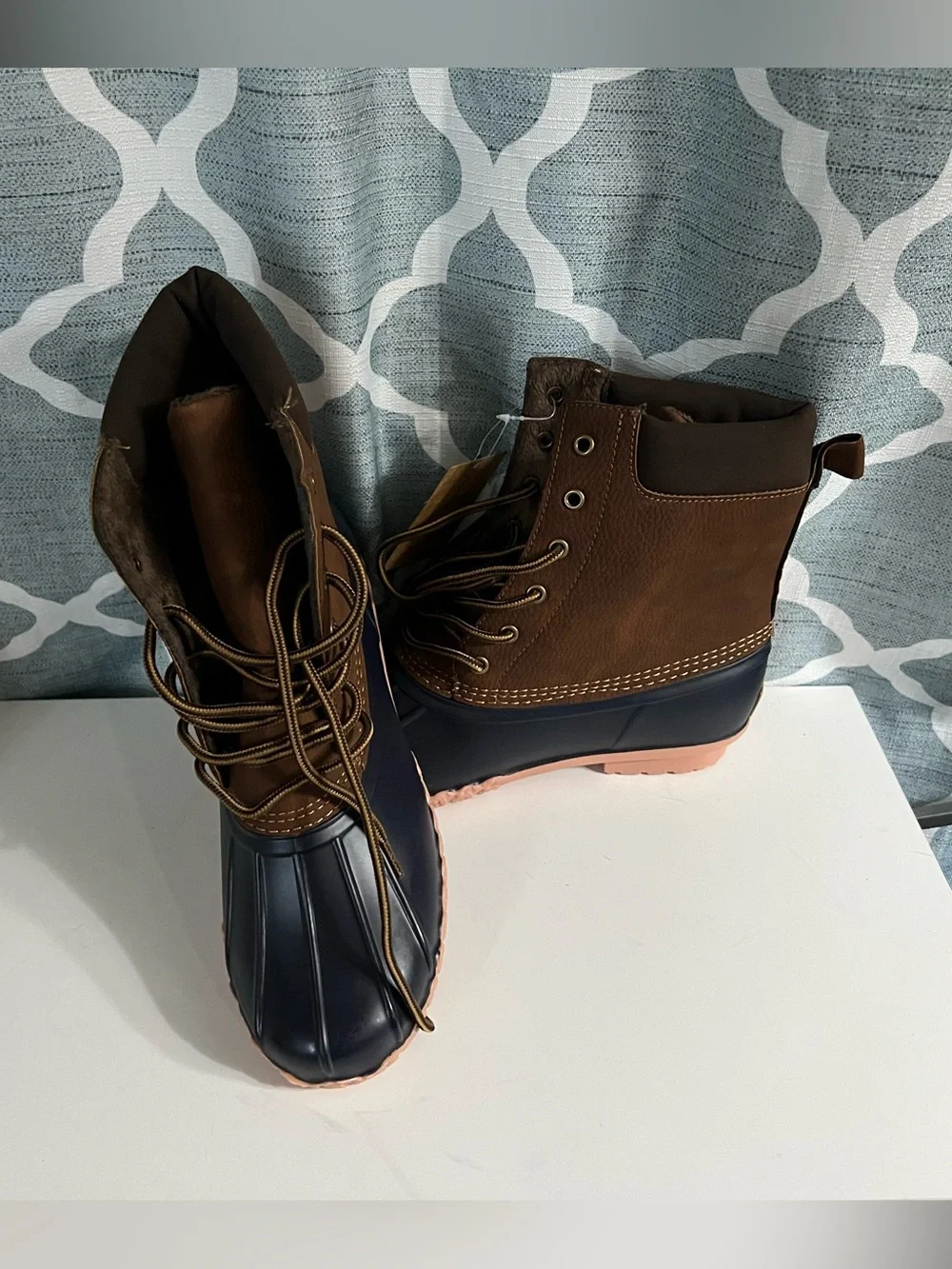 Weatherproof Tan and Navy Adam II Boot
